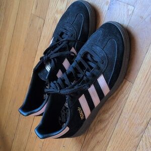 Adidas Spezial Black with Pink Sneakers